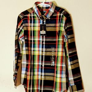 NWT Ralph Lauren plaid button down shirt